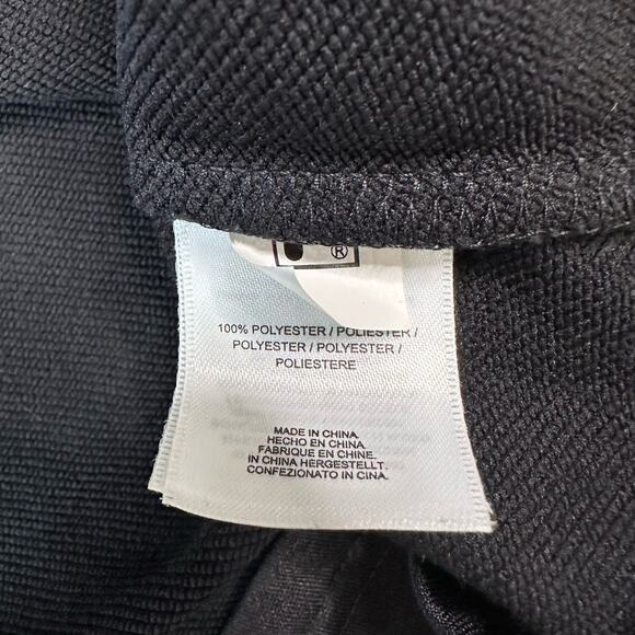 Fila Crop Top Black Sweatshirt Track Suit Top, Button Bell Long Sleeve WMNS XL - Picture 3 of 6